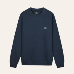 Mads Nørgaard Standard Crew Logo Sweat Parisian Night
