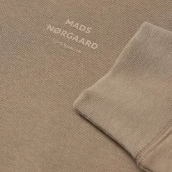 Mads Nørgaard Standard Crew Logo Sweat Walnut
