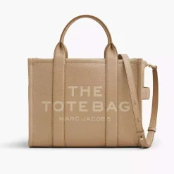 Marc Jacobs Leather Tote Bag Medium Camel