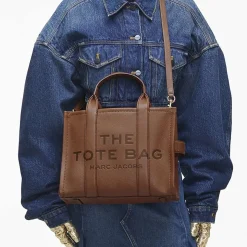 Marc Jacobs Leather Tote Bag Medium Argan Oil