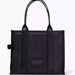 Marc Jacobs Leather Tote Bag Large Svart