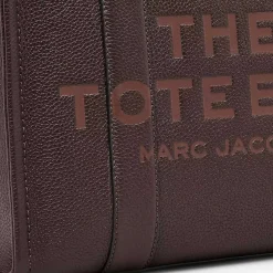 Marc Jacobs Leather Tote Bag Medium Tote Ganache