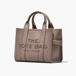 Marc Jacobs Leather Tote Bag Medium Cement