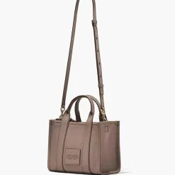Marc Jacobs Leather Tote Bag Medium Cement
