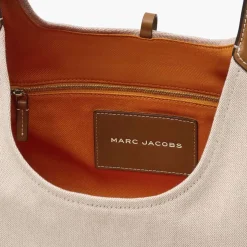 Marc Jacobs The Belted Sack Canvas Leather Beige/Argan Oil