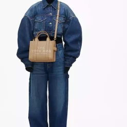 Marc Jacobs The Leather Small Tote Bag Camel