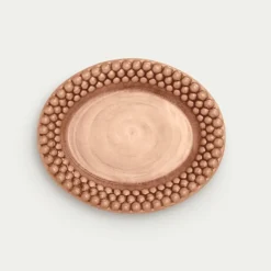 Mateus Bubbles Plate Cinnamon 20x16cm