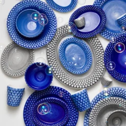 Mateus Bubbles Plate Light Blue 20x16cm