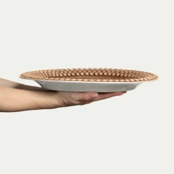 Mateus Bubbles Tallerk 35x30cm Cinnamon