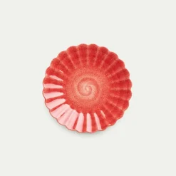 Mateus Oyster Plate 20cm Red Painted
