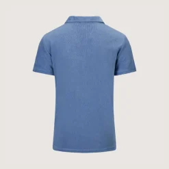 Monel Marius Terry Polo Indigo Blue