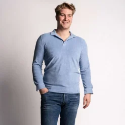 Monel Michael Longsleeve Terry Indigo Blue