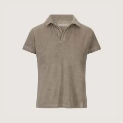 Monel Mina Terry Polo Mocca