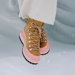 Mono Vidda Shearling Cognac Pink W