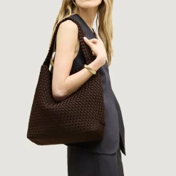 Naghedi Nomad Medium Hobo Chocolate