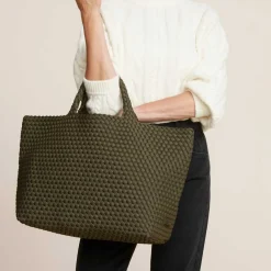 Naghedi St Barths Large Tote Olive