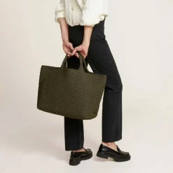 Naghedi St Barths Large Tote Olive