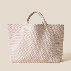 Naghedi St Barths Large Tote Shell Pink