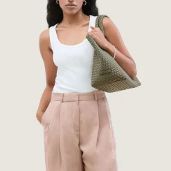 Naghedi St Barths Medium Tote Olea