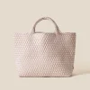 Naghedi St Barths Medium Tote Shell Pink
