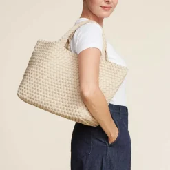 Naghedi St Barths Medium Tote Ecru