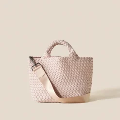 Naghedi St Barths Small Tote Shell Pink