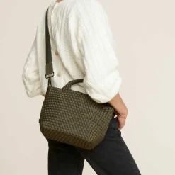 Naghedi St Barths Small Tote Olive