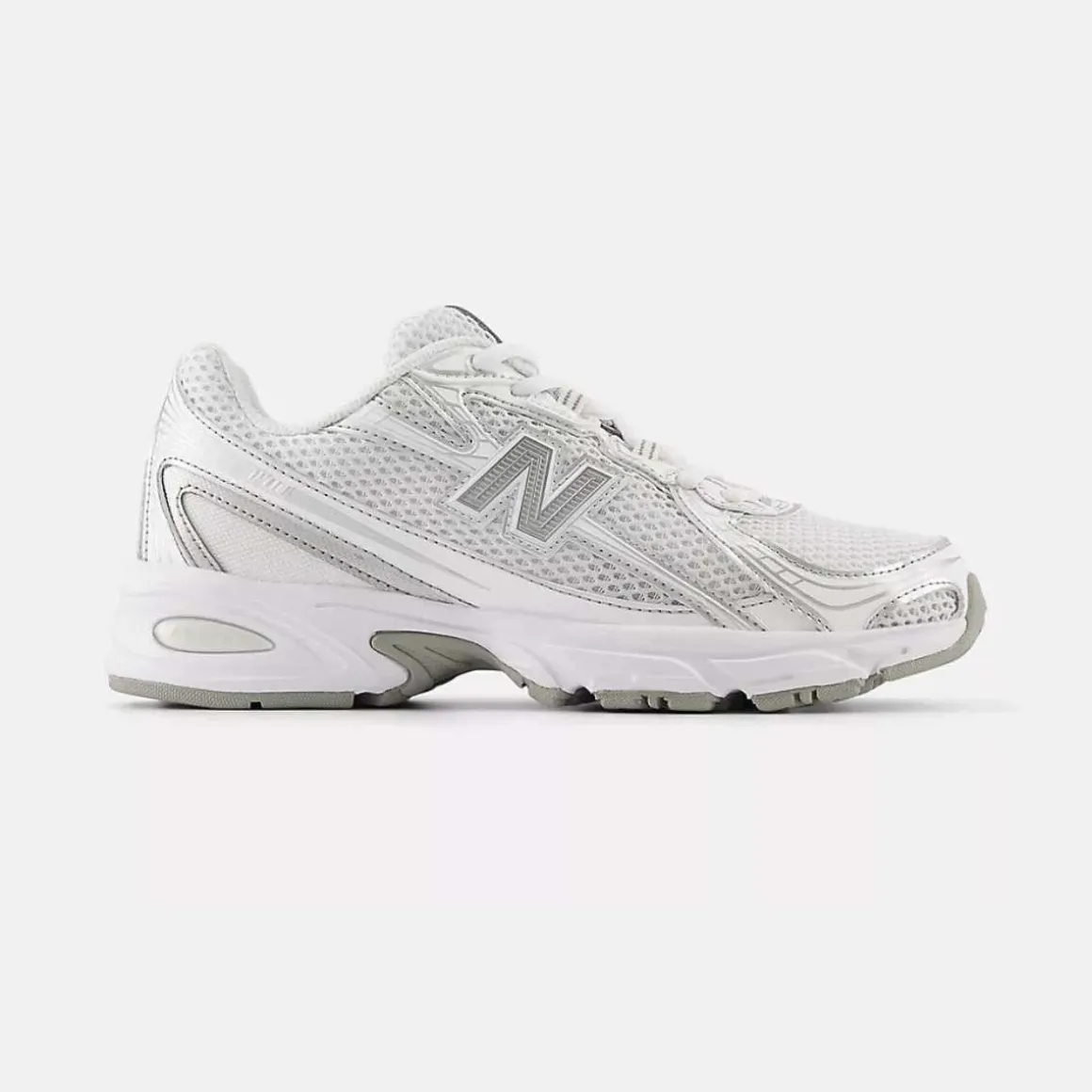New Balance U740 White / Silver Metallic W