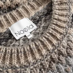 Noella Gio Knit Sweater Light Grey Mix