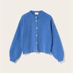 Noella Kae Knit Cardigan Dove Blue