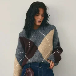 Noella Lai Knit Medium Grey Mel