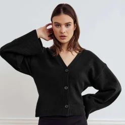 Noella Lenyx Knit Cardigan Black