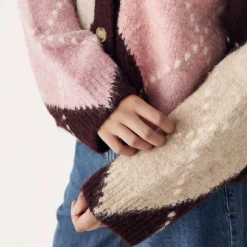 Noella N-Laiana Knit Cardigan Winetasting Mix