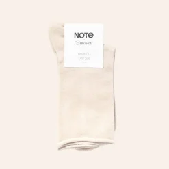 Note Woman Bamboo Roll Top Beige 36-41