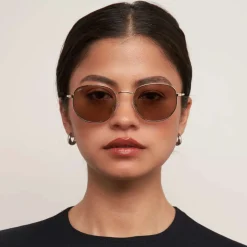 Otra Solbrille Bowie Gold/Brown