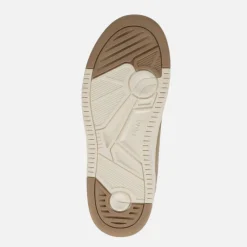 Ralph Lauren Master Court II Khaki Super Suede / Cream JR