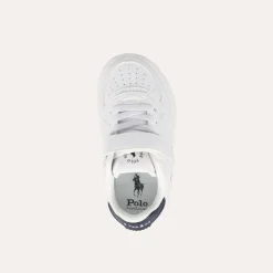 Ralph Lauren Masters Court White/Navy Kids