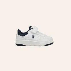 Ralph Lauren Masters Court II White/Navy Baby