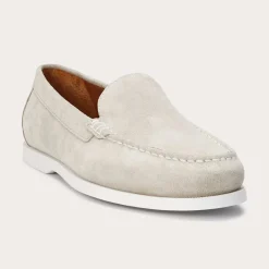 Ralph Lauren Merton Loafer Suede Venetian Milkshake M