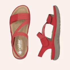 Rieker Sandal Rød W