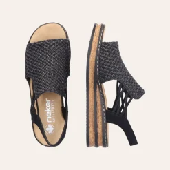 Rieker Sandal Svart W