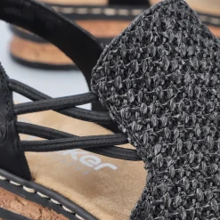 Rieker Sandal Svart W