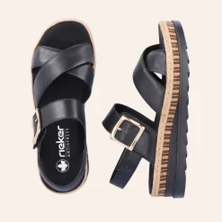 Rieker Sandal V7951 Svart W