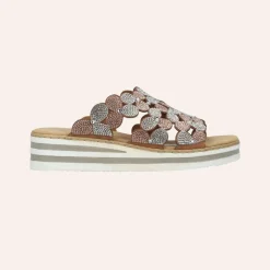 Rieker Slip-in Sandal Terra Metallic W