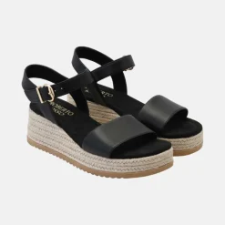 Roberto Rosso Lili Wedge Black W