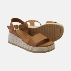 Roberto Rosso Lili Wedge Cognac W