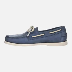 Sebago Docksides Portland Nubuck Blue Navy M