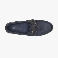 Sebago Docksides Portland Nubuck Blue Universe W