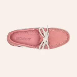 Sebago Docksides Portland Nubuck Pink-White W