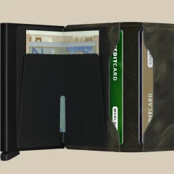 Secrid Mini Wallet Vintage Olive Black